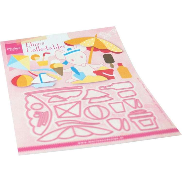 Marianne design • collectables snij- embosstencil eline's strand plezier