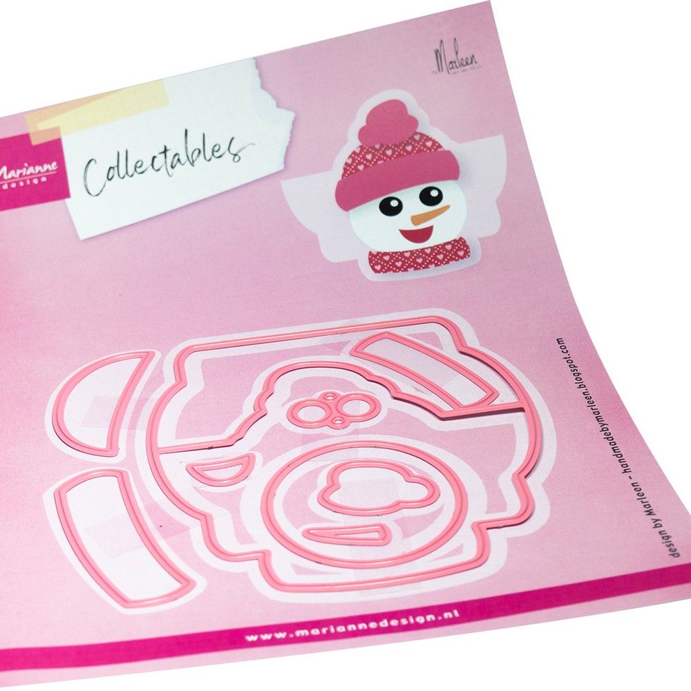 Marianne design • collectable bagtopper snowman by marleen