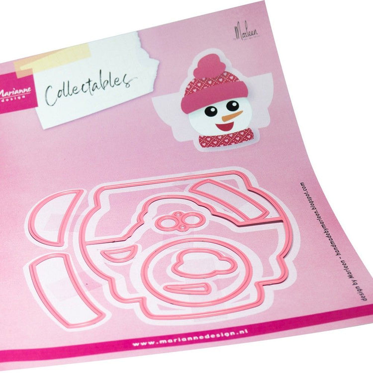 Marianne design • collectable bagtopper snowman by marleen
