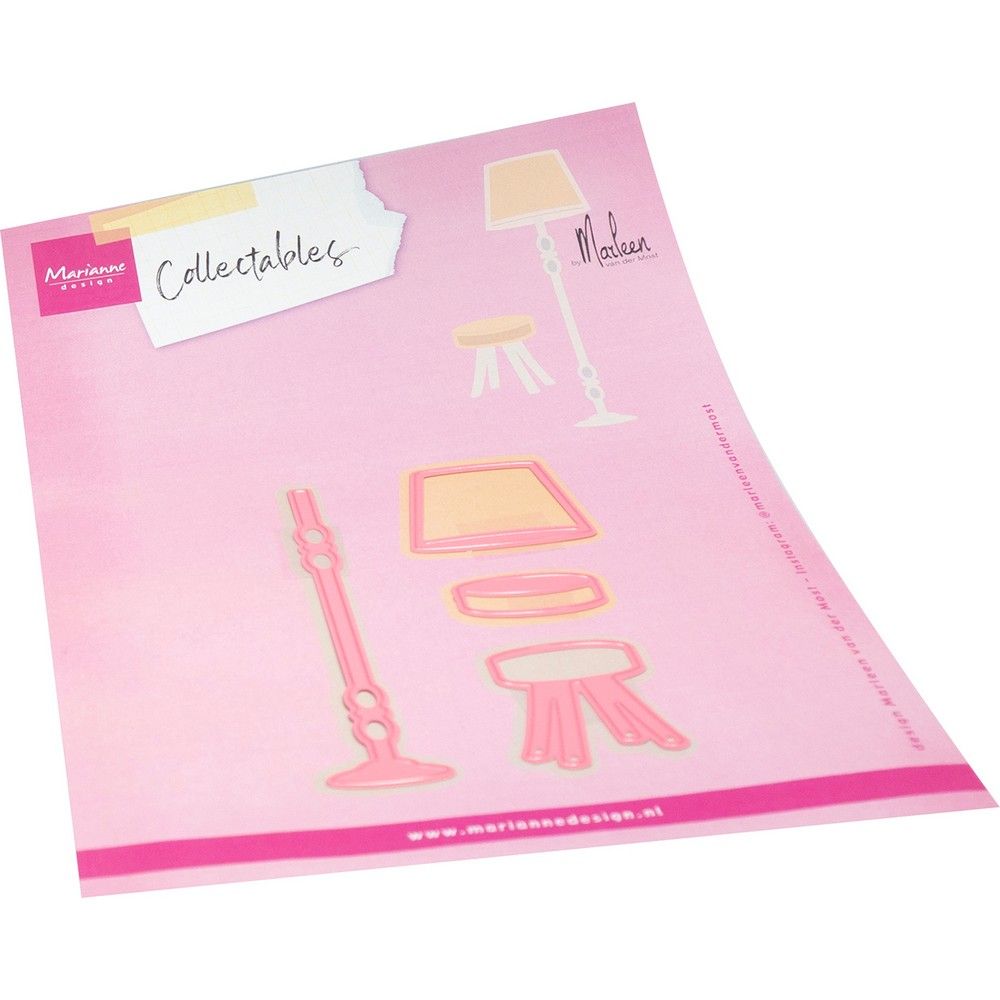 Marianne design • collectable lamp stool by marleen