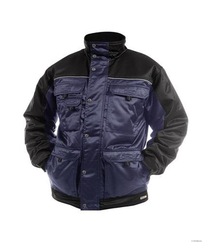 Dassy winterjas tignes marine zwart l