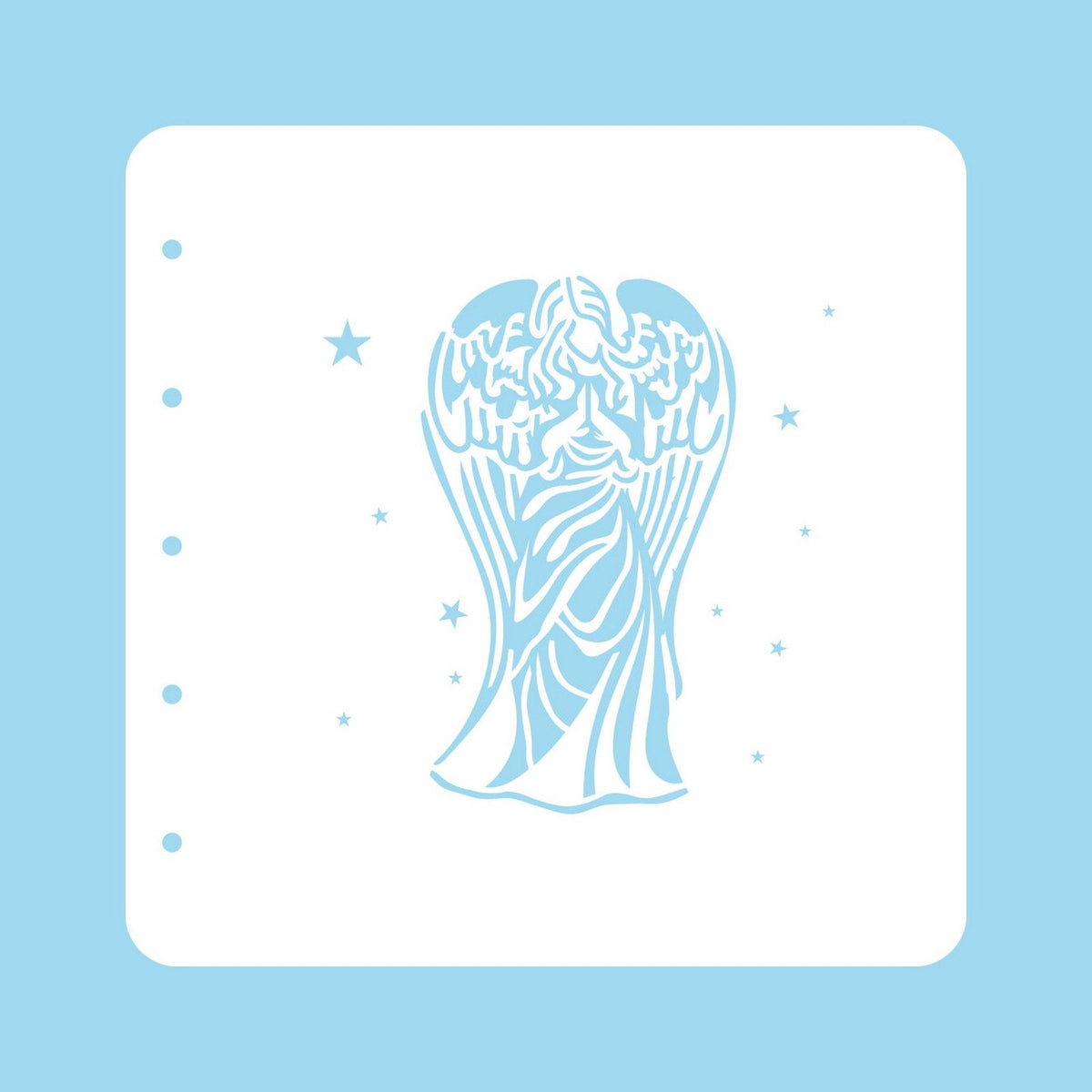 Nellie's choice • christmas time stencil angel