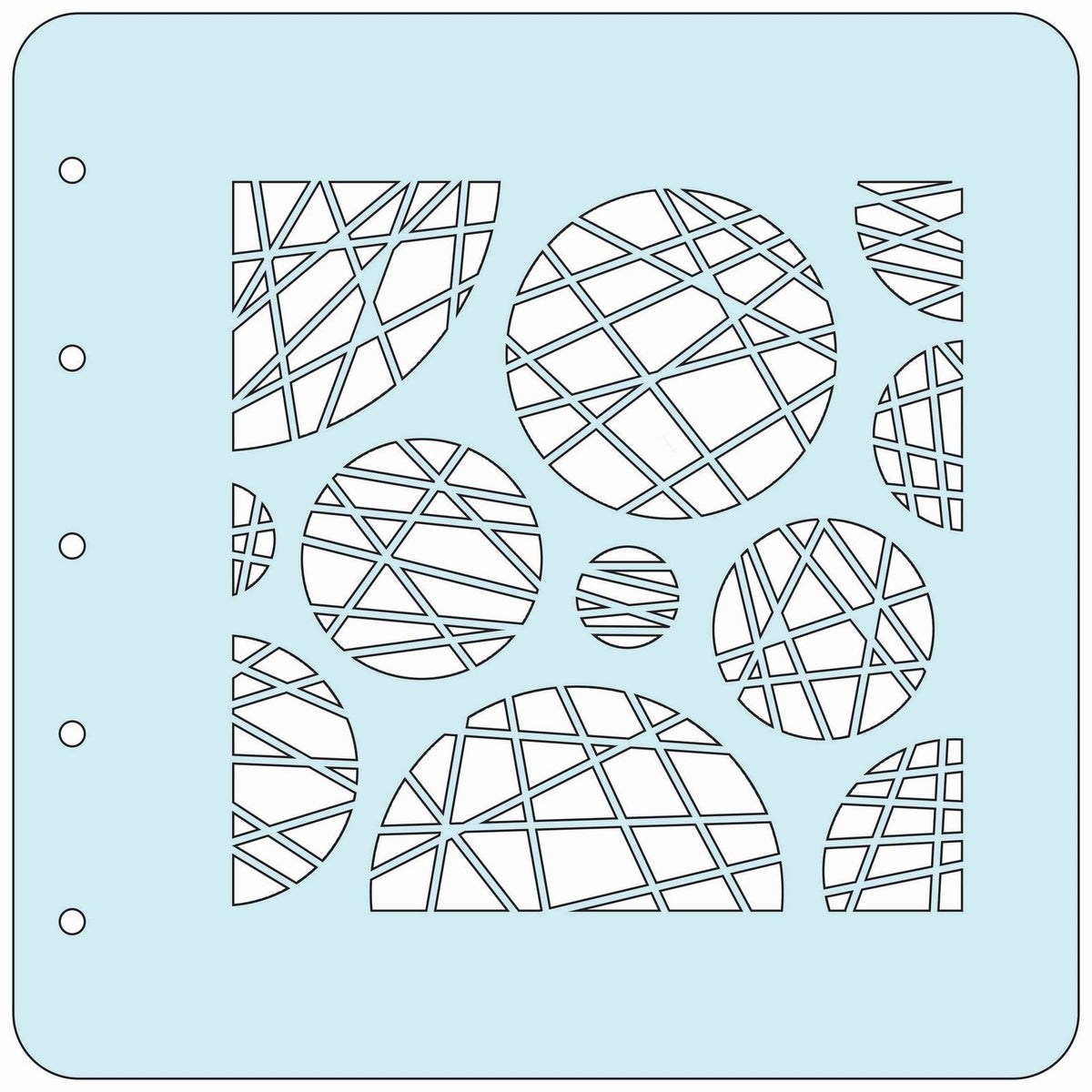 Nellie's choice • various a6 stencil circles