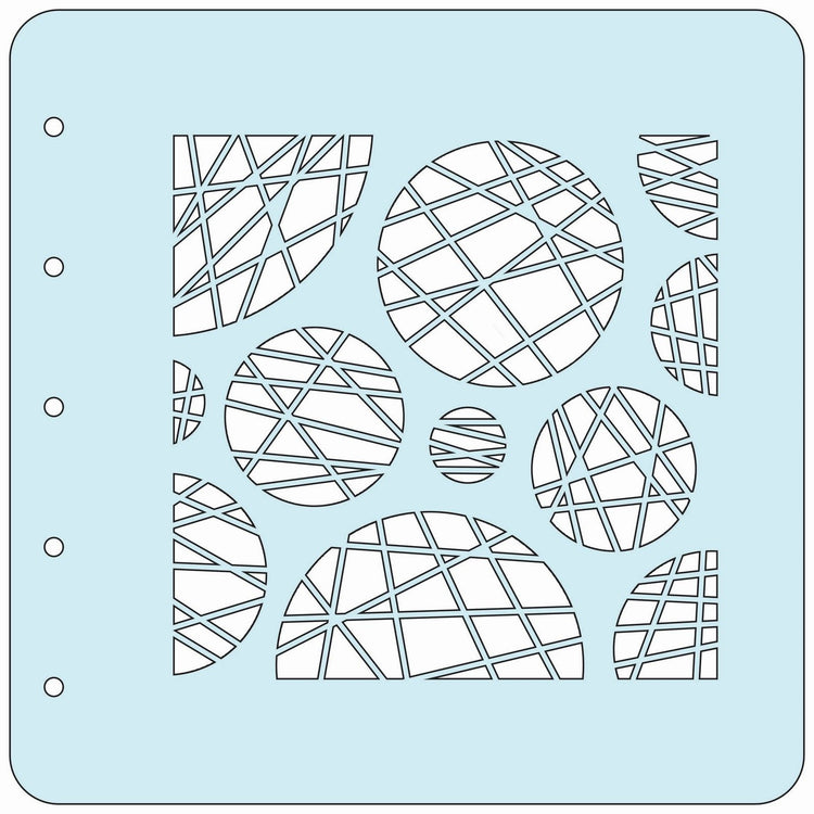 Nellie's choice • various a6 stencil circles