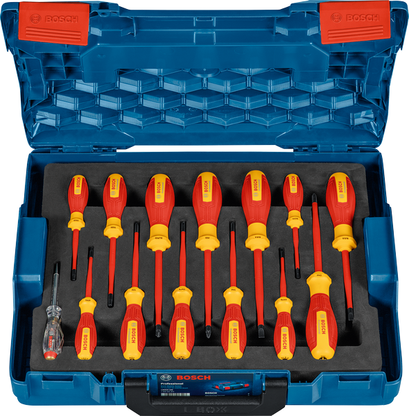 Bosch blauw schroevendraaierset 14st. vde - 1600a02nf9