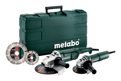 Metabo combo set we 2200-230 + w 750-125 (685172510) inclusief koffer en 2 slijpschijven - 685172510
