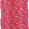 Con:p pp touw 1mm 6kg rood wit bob 100m - b34178
