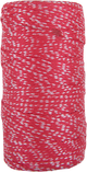 Con:p pp touw 1mm 6kg rood wit bob 100m - b34178