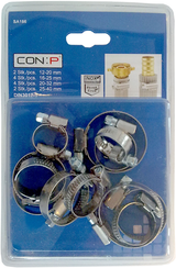 Con:p set spanringen (mix 10 stuks) rvs - sa166 - afbeelding 1
