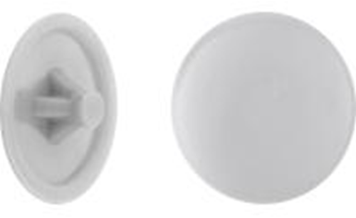 Connex afdekkap pz d12 pvc 50st gr - ky3180035