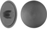 Connex afdekkap tx30 d16 pvc 50st zw - ky3180091 - afbeelding 1