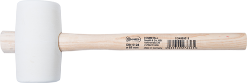 Connex gummihamer 65mm beige hout - cox625113
