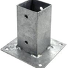 Connex paalhouder op plaat 91x91x150 vvz - hv4274