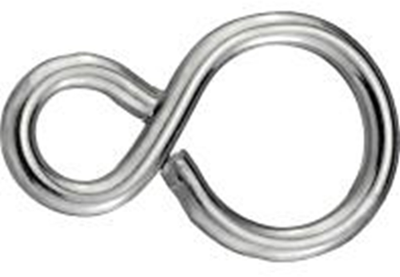 Connex s-haak gesloten 27mm 10st ni - ky6550015