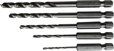 Connex set staalboren 2-6mm 6k 5dlg blauw - cox978205