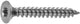 Connex tx-schroef 3.5x25 500st a2 - kk3263525