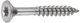 Connex tx-schroef 4.0x50 rvs emmer 140st - b30137