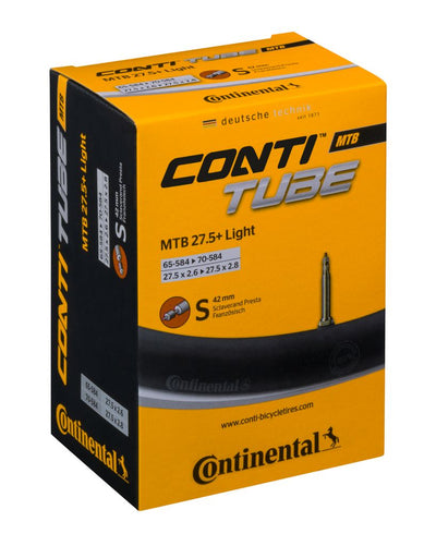 Continental schlauch mtb 27,5 b+ conti tube mtb 27.5 65 70-584 s42 lig