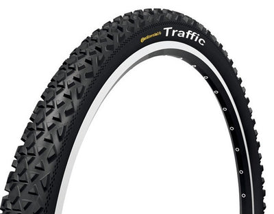 Continental buitenband Traffic - MTB Draadband 26x2.10 Zwart