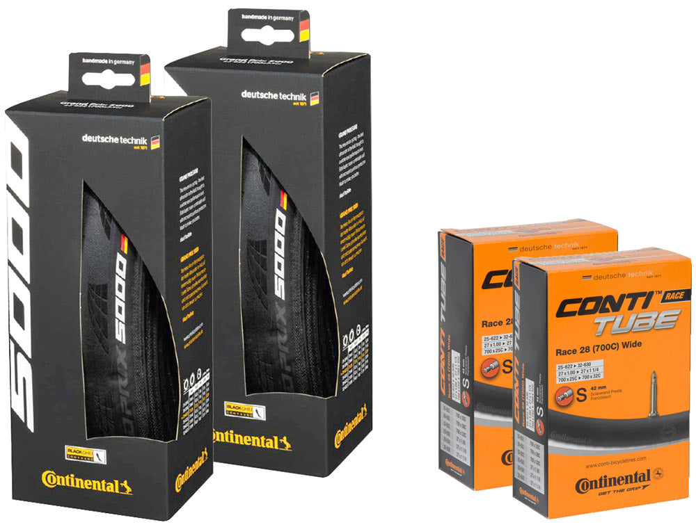 Continental grand prix 5000 set 28-622 + race 28 s42 wide