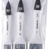 Copenhagen pro kwastenset - universeel platte kwast - maat 12-14-16 - synthetisch haar - 3-delig - vol kunststof steel - 23.900.06
