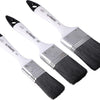 Copenhagen pro kwastenset - universeel platte kwast - maat 12-14-16 - synthetisch haar - 3-delig - vol kunststof steel - 23.900.06