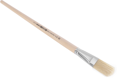 Copenhagen pro platte lyonpenseel | maat 20 | wit chinees varkenshaar | fsc ongelakte houten steel - 23.141.20