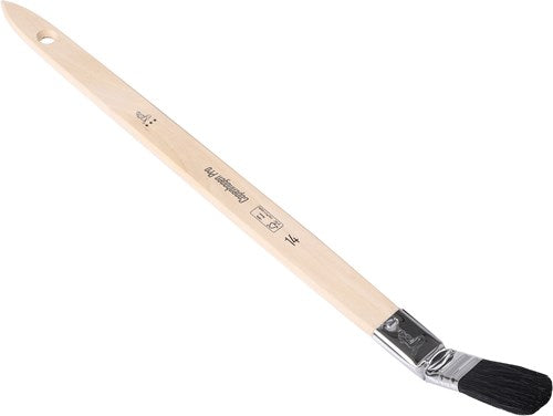 Copenhagen pro universeel gebogen lyonpenseel - maat 14 - zwart chinees varkenshaar - fsc houten steel - 23.126.14