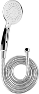 Cornat doucheset carballo 5s chroom-wit - sa330595