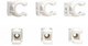 Cornat enkele clip koperbuis 18mm (6st) - t560304