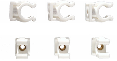 Cornat enkele clip koperbuis 28mm (2st) - t560406