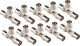 Cornat perskoppeling t-stuk 16mm 10s ms-a2 - vrptp500416n