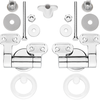 Cornat wc-bril bevestigingset art acryl ch - tec364980