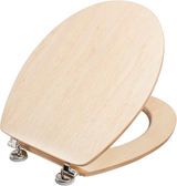 Cornat wc-bril hout ligna vuren - ksligk - afbeelding 1