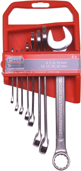 Connex set steek-ringsleutels 8dlg 6-22mm - cox539608 - afbeelding 2