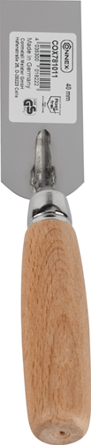 Connex plaastervoegmes 40mm rvs - cox781011