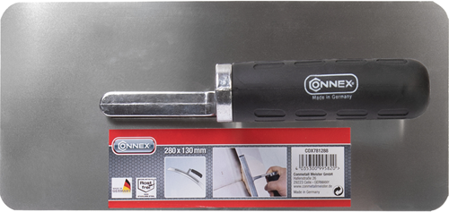Connex plakspaan gebogen 280x130 rvs - cox781288