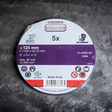 Connex set 5x slijpschijf rvs 125mm - cox938036 - afbeelding 2
