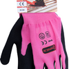 Connex handschoen tuin latex roze gr07 - cox938577