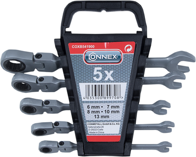 Connex set knik-steek- dopsleutel 6-13 box - coxb541900