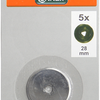 Connex vervangmesje roterend mes 28mm 5st - coxt897060