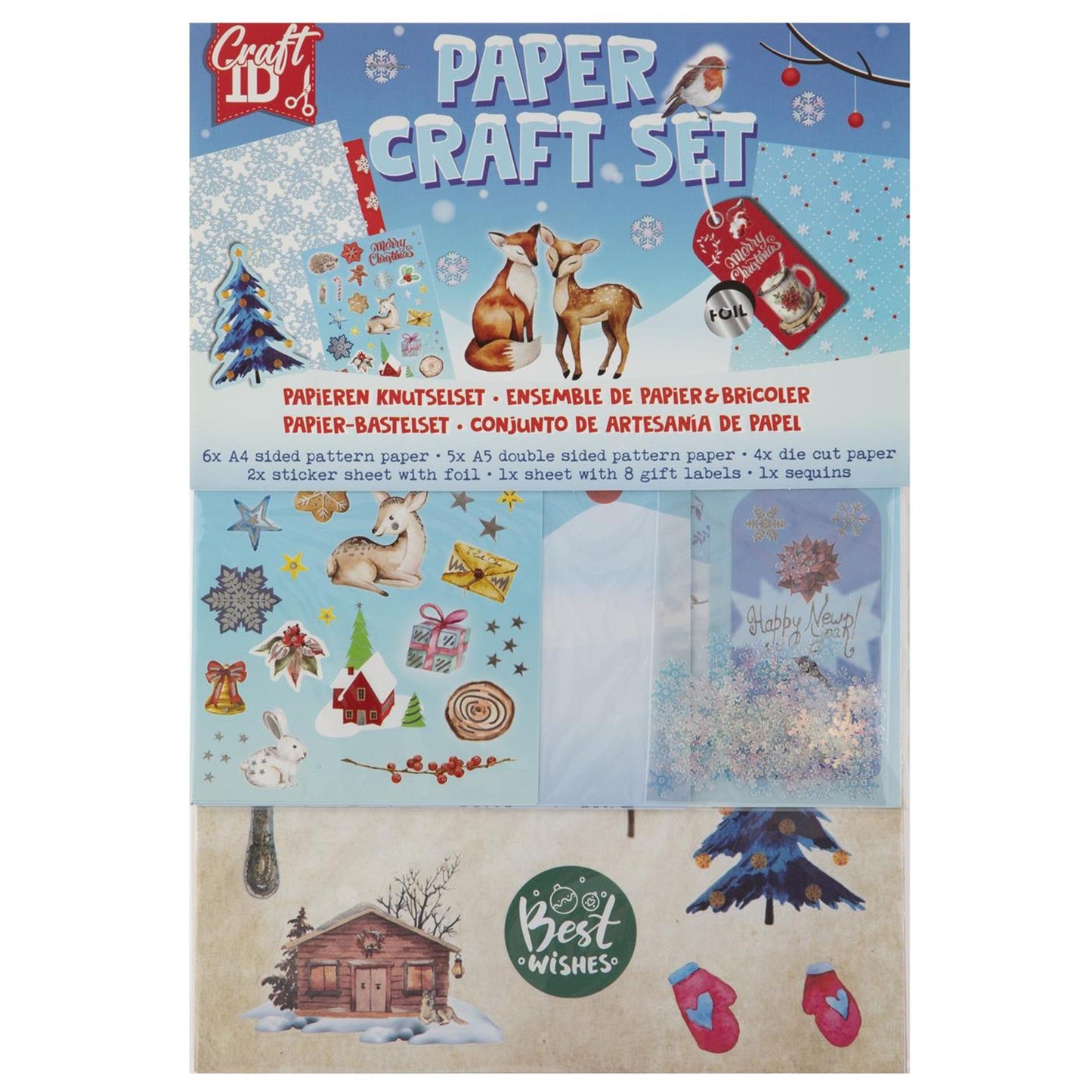 Grafix kerst papieren knutselset