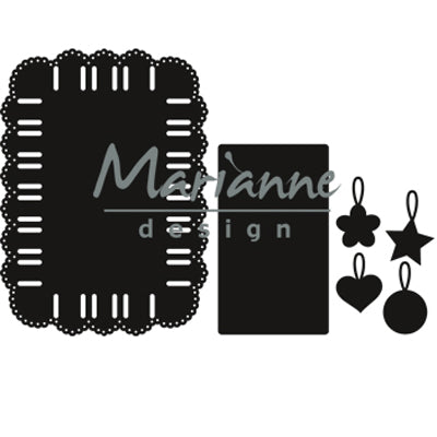 Marianne design • craftables snij- embosstencil lint rechthoek