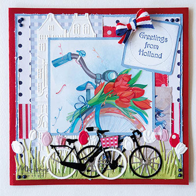 Marianne design • craftables snij- embosstencil mountainbike