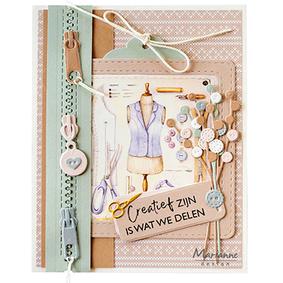 Marianne design • craftable lange ritssluiting