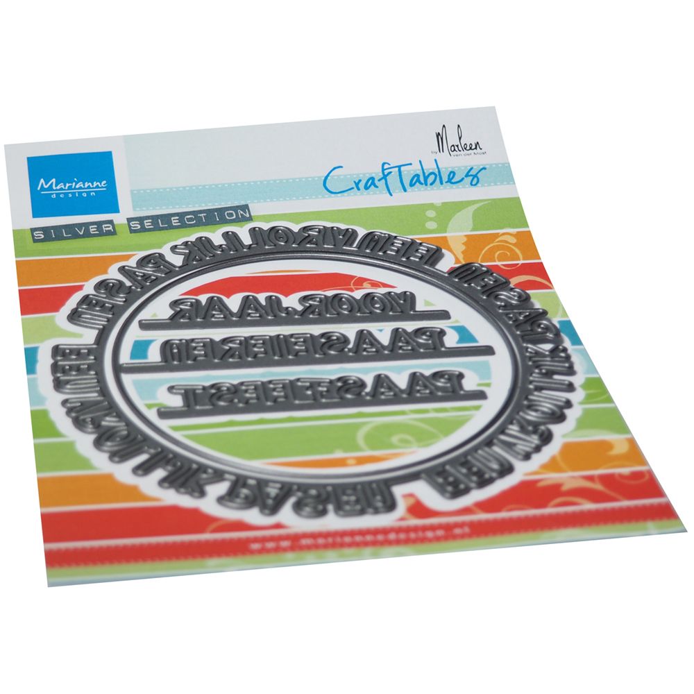 Marianne design • craftable vrolijk pasen cirkel by marleen