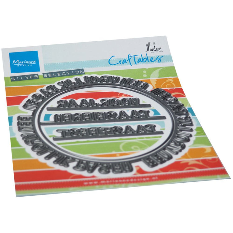 Marianne design • craftable vrolijk pasen cirkel by marleen