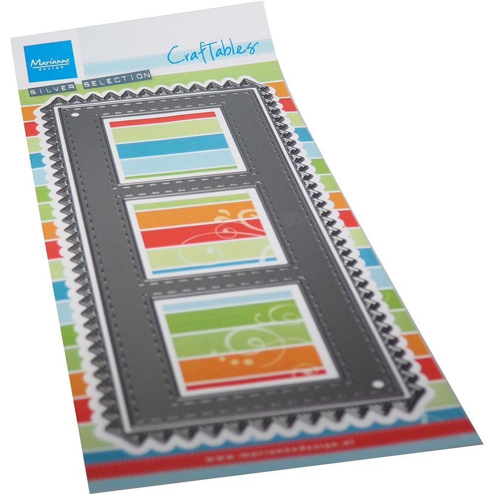 Marianne design • craftables slimline 3 squares