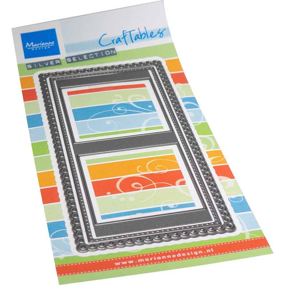 Marianne design • craftable mini slimline 2 squares 3stuks