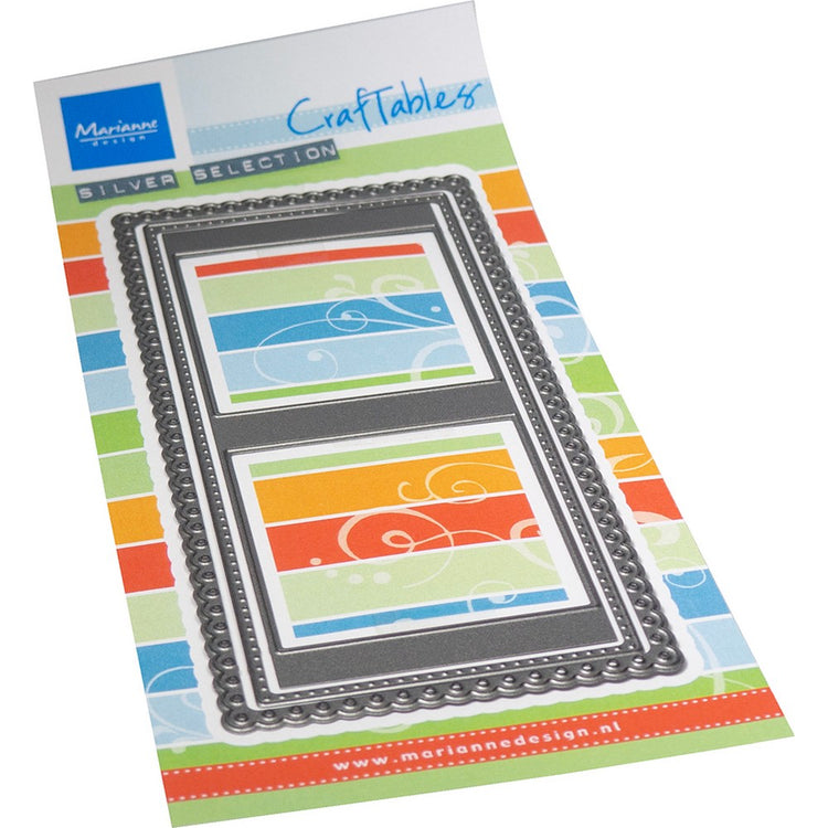 Marianne design • craftable mini slimline 2 squares 3stuks
